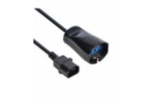 VULTECH CAVO ADATTATORE DI ALIMENTAZIONE IEC14 MASCHIO A PRESA BIPASSO/SCHUKO