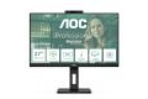 AOC MONITOR 27 LED IPS QHD 16:9 4MS 350 CDM, WEBCAM, PIVOT, DP/2HDMI, MULTIMEDIALE, SCAT APERTA