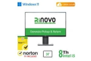 RINOVO ALL-IN-ONE DELL 24" REFURBISHED  P2419HC + Ultra DELL 7070 i5-8X00 8GB 256SSD W11P CLOUD20GB