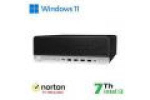 RINOVO PC HP 600-800 G3 SFF i3-7X00 DDR4 8GB SSD 256GB W11P NO DVD GRADE A 1Y + NORTON