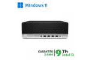 RINOVO PC HP 600-800 G5 SFF i3-9X00 DDR4 8GB SSD 512GB W11 NO DVD GRADE A 2Y WARRANTY