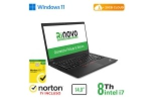 RINOVO NB LENOVO REFURBISHED  ThinkPad T480s i7-8X00 DDR4 16GB SSD 256GB 14.0" W11P No Dvd Grade A 1