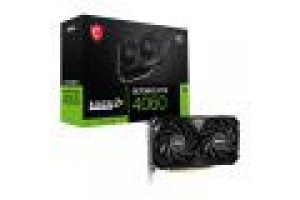 MSI VGA GEFORCE RTX 4060, RTX 4060 VENTUS 2X BLACK 8G OC, 8GB GDDR6, DP*3/HDMI, ATX, DUAL FAN, DLSS 3