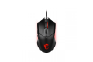 MSI MOUSE GAMING CLUTCH GM08 WIRED OTTICO, 4200 DPI, LED ROSSO