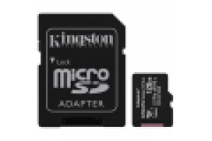 KINGSTON MICRO SDHC 128GB CANVAS SELECT 80R CL10 UHS-I CON ADATTAT
