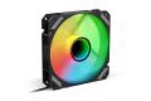 SHARKOON VENTOLA SHARK MIRROR PWM RGB REVERSE 120x120x25MM BLACK