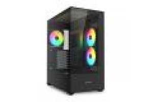 SHARKOON CASE SK6  ATX 2XU3, VETRO TEMPERATO, TRRS, 2XTG, 3X120 ARGB