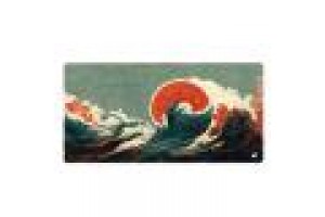 SHARKOON SKILLER SGP40 D2 MOUSEPAD TAPPETINO GAMING 1000 x 500 x 3  MM  ONDA BLU/VERDE