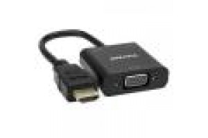 VULTECH ADATTATORE CONVERTITORE HDMI to VGA + AUDIO