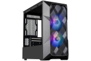 COOLER MASTER CASE MASTERBOX TD300 MESH BLACK ARGB, SIDE-PANEL, MID-TOWER, MICRO-ATX MINI-ITX