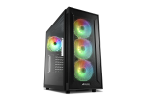 SHARKOON CASE ATX TG6M RGB 2XUSB 2.0, 2XUSB 3.0, VETRO TEMPERATO, 4X 120 ARGB, ARGB CONTROLLER