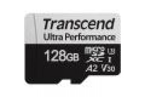 TRANSCEND MEMORY CARD 128GB microSD w/ adapter UHS-I U3 A2 Ultra Performance