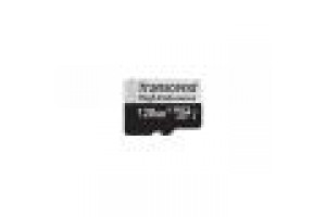 TRANSCEND MEMORY CARD 128GB microSD w/ adapter U1, High Endurance