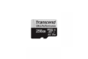 TRANSCEND MEMORY CARD 256GB microSD w/ adapter UHS-I U3 A2 Ultra Performance