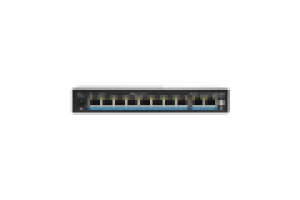 VULTECH SWITCH 8 PORTE POE+ 10/100 FE + 2 PORTE UPLINK 10/100/1000 GE 120W AI SMART