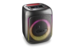 NGS ALTOPARLANTE PORTATILE  80W, AUTONOMIA 10H, LED, INGRESSO BT,TWS,USB,TF,AUX CON INGR MICR, NERO